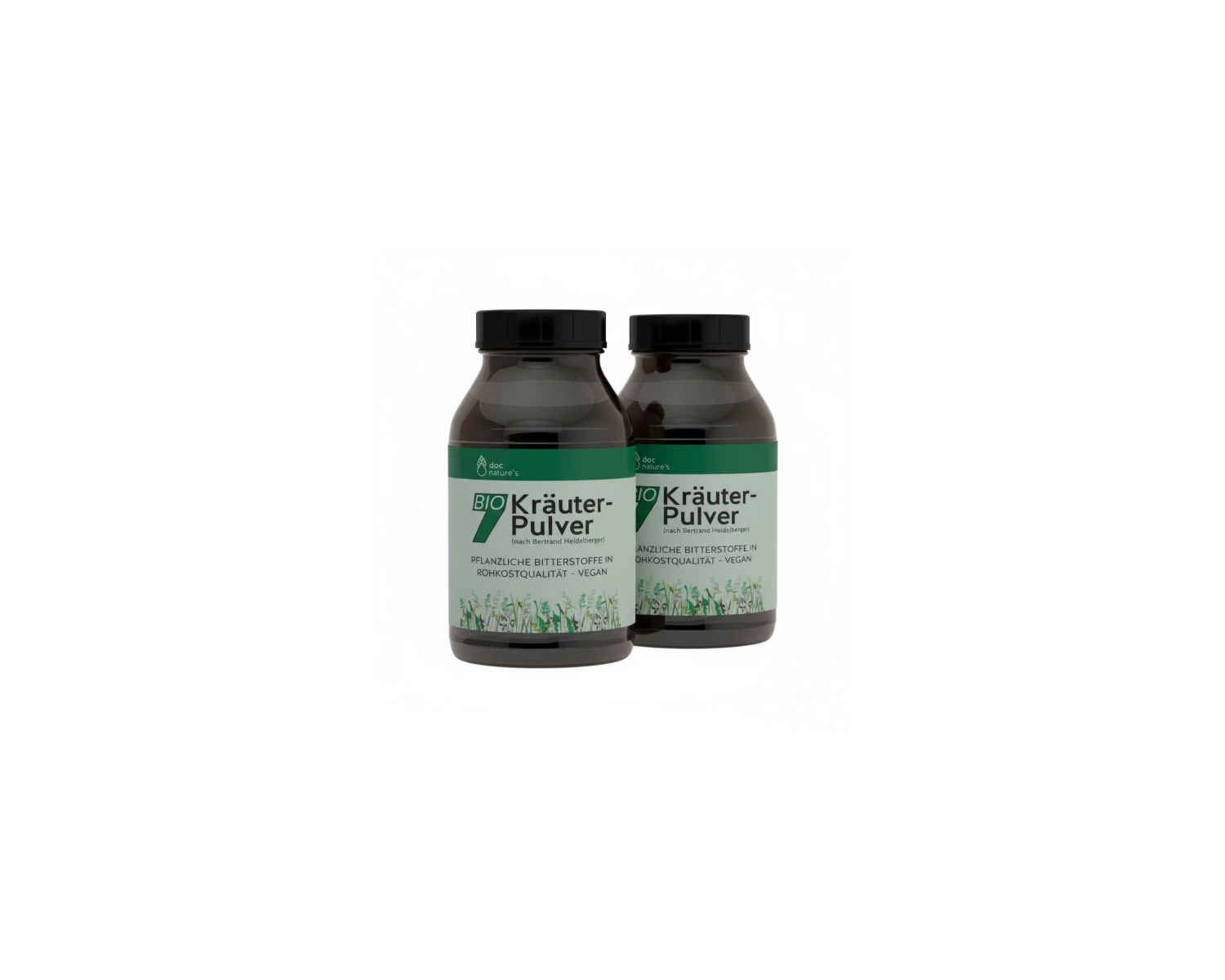BIO 7 Bitterstoffe Pulver - Tägliche Kräuter-Routine mit 7 Bio-Pflanzen vor dem Essen, 75 g oder 150 g
