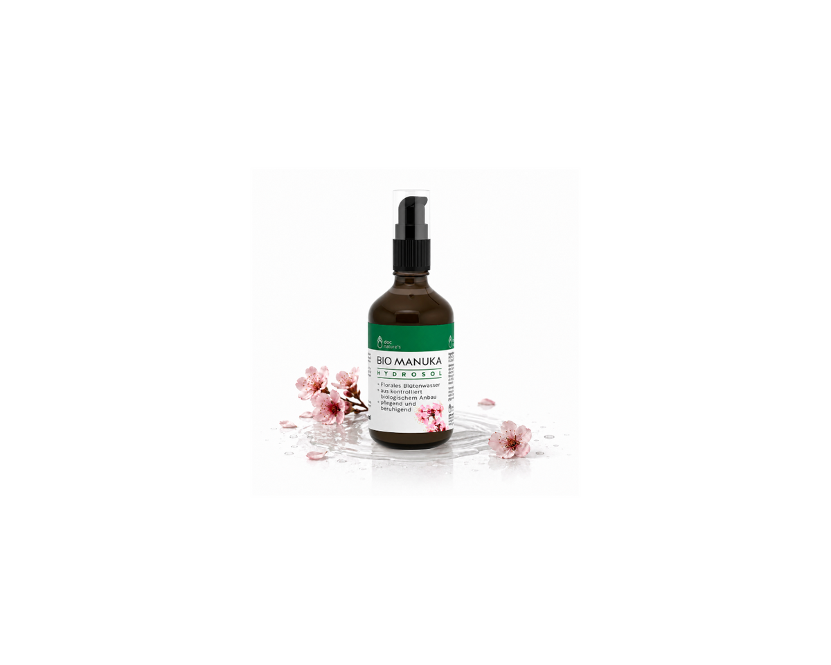 Bio Manuka Hydrosol - Natürliche Pflege mit dem Wirkstoffpotenzial der Manukapflanze, 50 ml