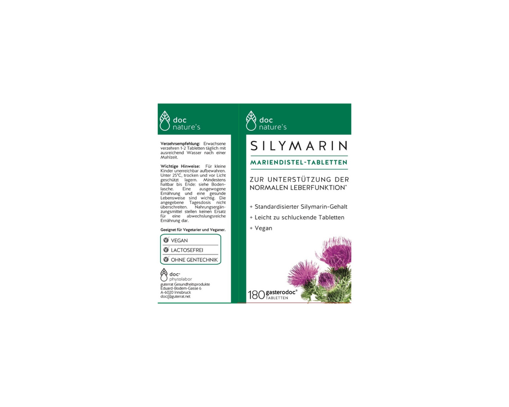 Silymarin Mariendistel-Tabletten - Zur Unterstützung einer gesunden Leberfunktion