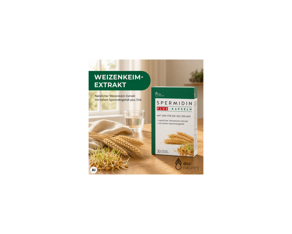 Spermidin Plus Zink Kapseln - Für Zellgesundheit & aktives Altern