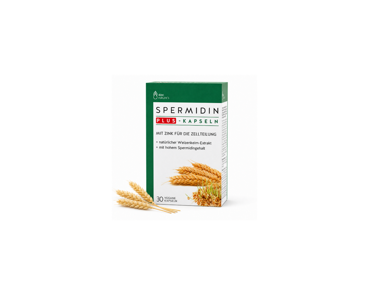 Spermidin Plus Zink Kapseln - Für Zellgesundheit & aktives Altern