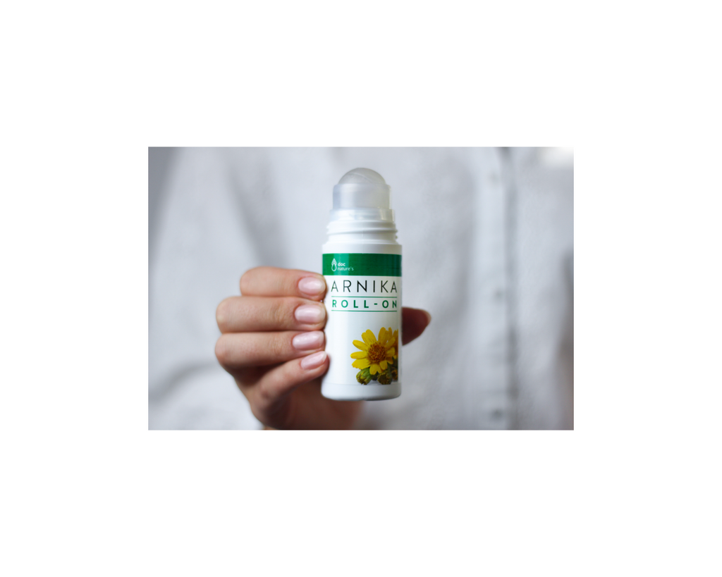 Arnika Roll-On - Gezielte Massage bei Muskelverspannungen, jederzeit griffbereit, 50 ml
