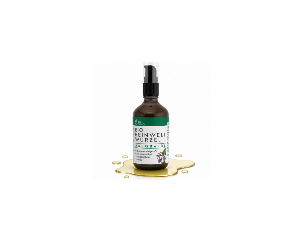 Bio Beinwellwurzel Jojoba-Öl - Pflanzliche Pflege für Muskeln, Gelenke & Rücken, 50 ml