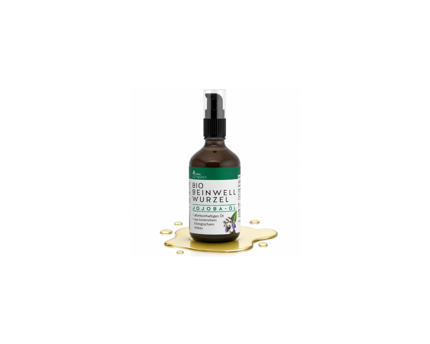 Bio Beinwellwurzel Jojoba-Öl - Pflanzliche Pflege für Muskeln, Gelenke & Rücken, 50 ml