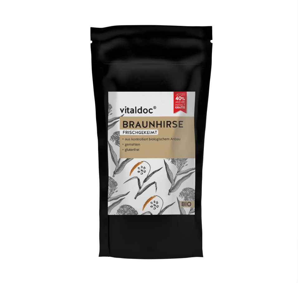 vitaldoc® BIO BRAUNHIRSE FRISCHGEKEIMT