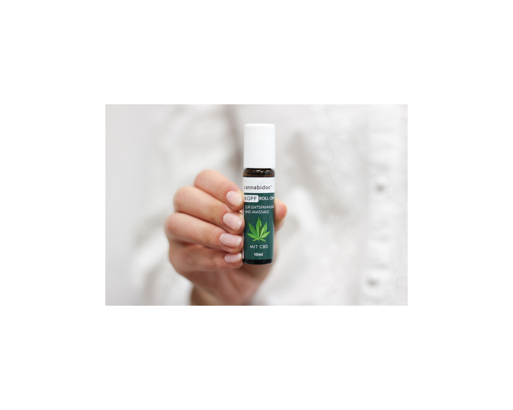 cannabidoc® KOPF ROLL-ON, ZUR ENTSPANNUNG UND MASSAGE
