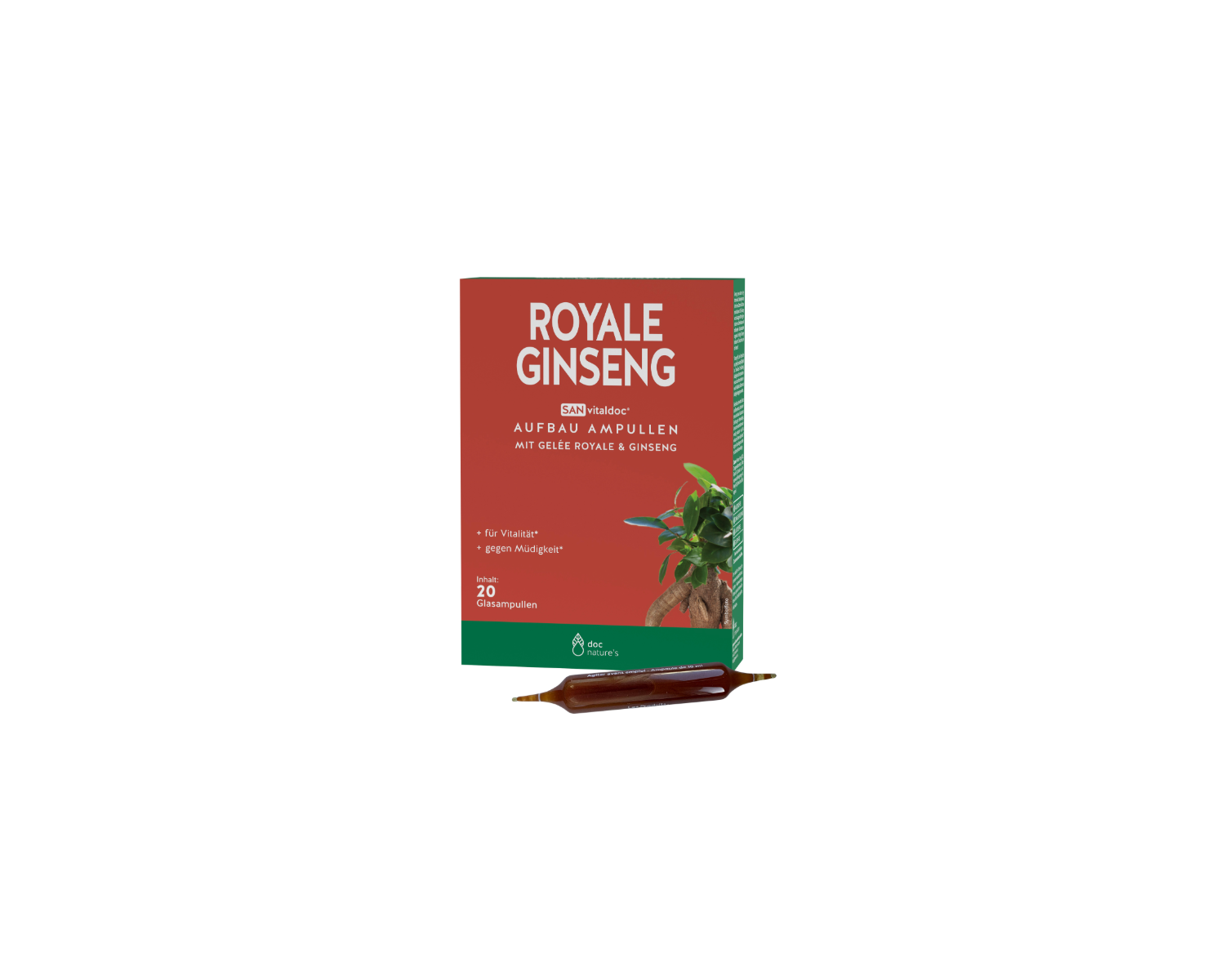 ROYALE GINSENG AMPULLEN, FÜR VITALITÄT UND GEGEN MÜDIGKEIT