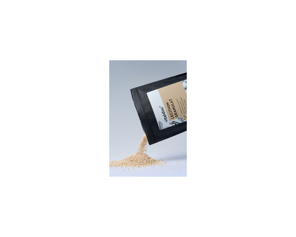 vitaldoc® LECITHIN GRANULAT, ZUR ERHALTUNG EINER NORMALEN LEBERFUNKTION UND EINEN NORMALEN FETTSTOFFWECHSEL
