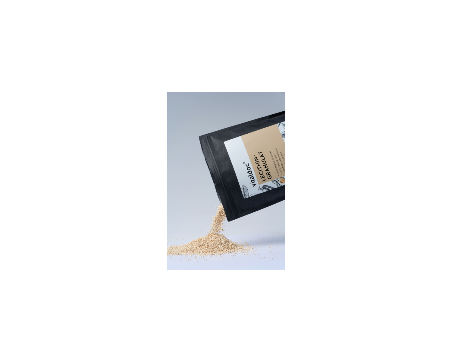 vitaldoc® LECITHIN GRANULAT, ZUR ERHALTUNG EINER NORMALEN LEBERFUNKTION UND EINEN NORMALEN FETTSTOFFWECHSEL
