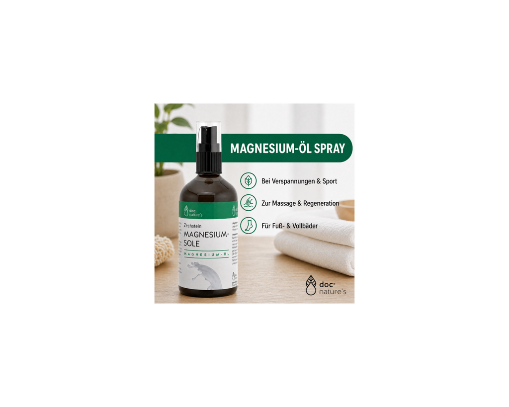 Zechstein Magnesium Öl - Transdermal | Für Muskeln, Krämpfe & Erholung nach dem Sport, 100 ml oder 500 ml