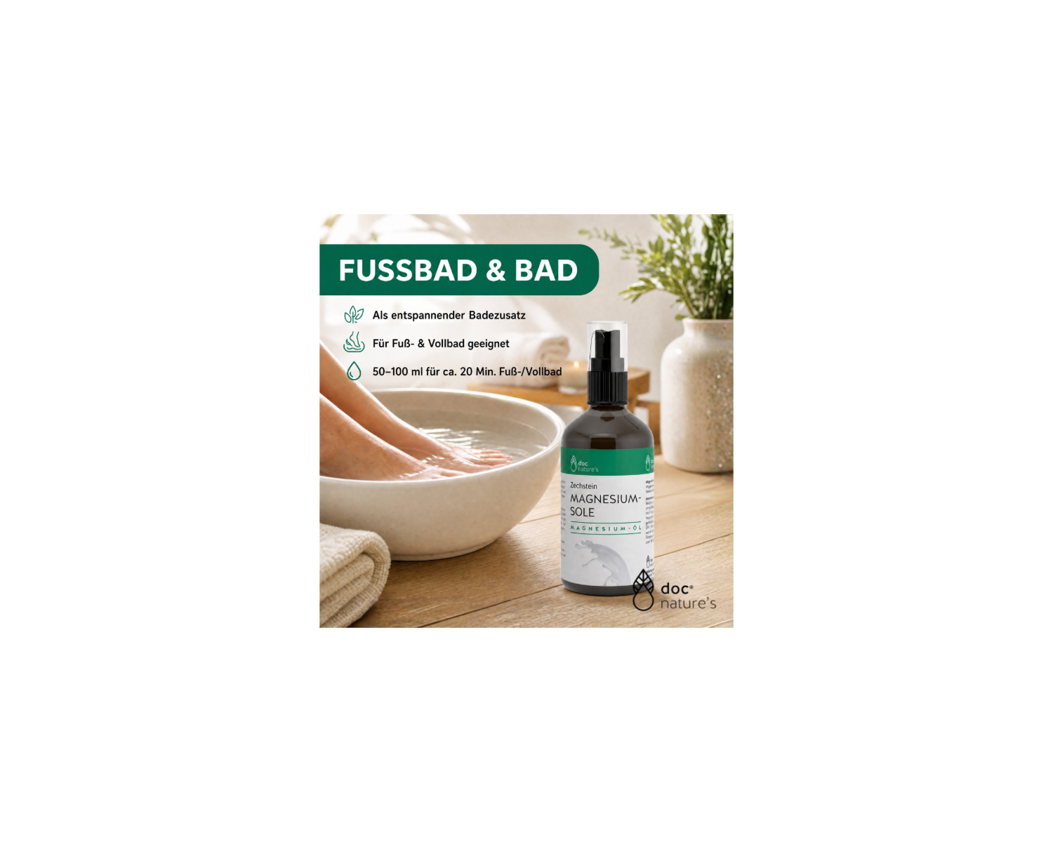 Zechstein Magnesium Öl - Transdermal | Für Muskeln, Krämpfe & Erholung nach dem Sport, 100 ml oder 500 ml