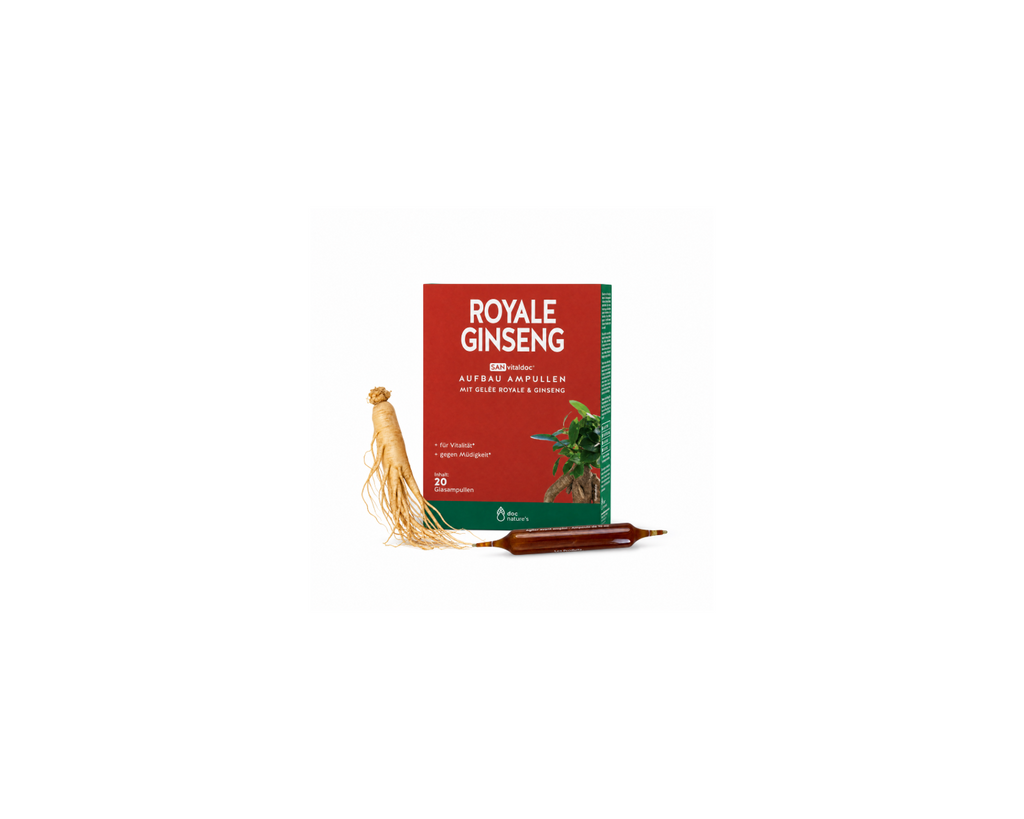 Royale Ginseng Ampullen - Ginseng & Gelee Royale für Energie & Vitalität