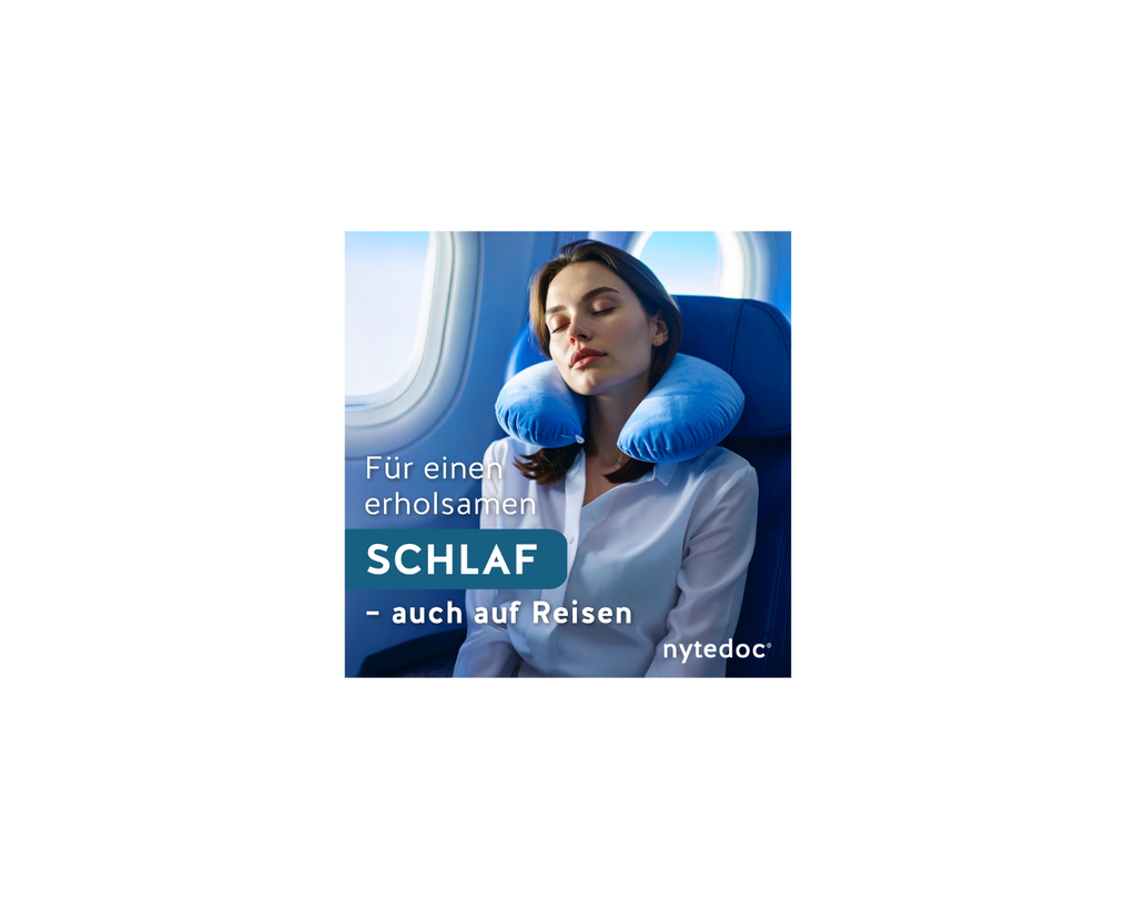 nytedoc® Schlaf akut Melatonin Streifen, zur Verkürzung der Einschlafzeit und Linderung der subjektiven Jetlag Empfindung