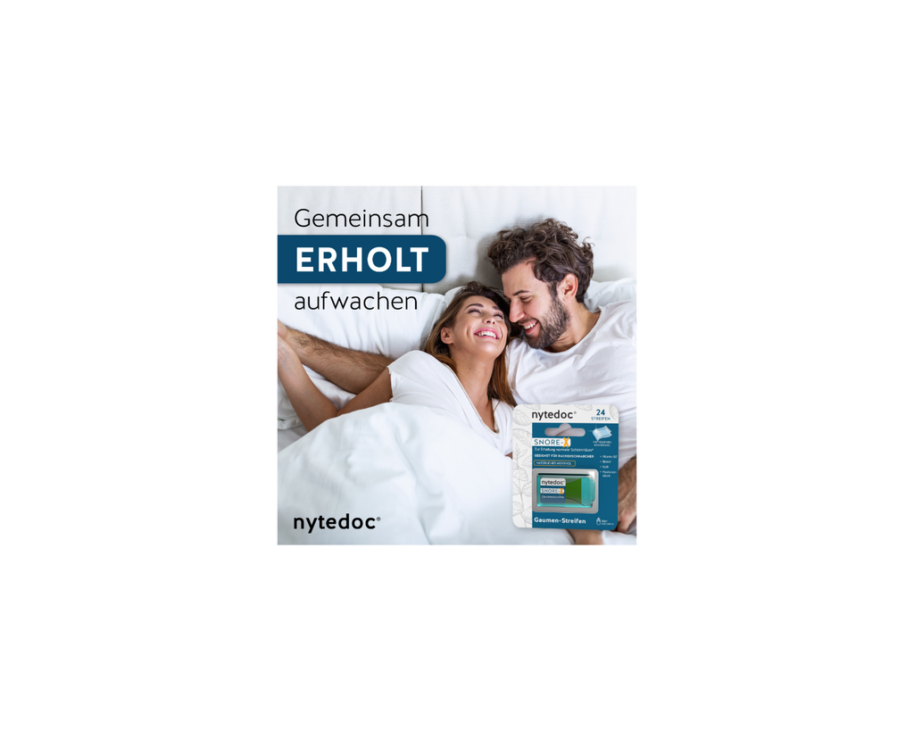 nytedoc® Snore-X® Gaumen-Streifen, für Rachenschnarcher