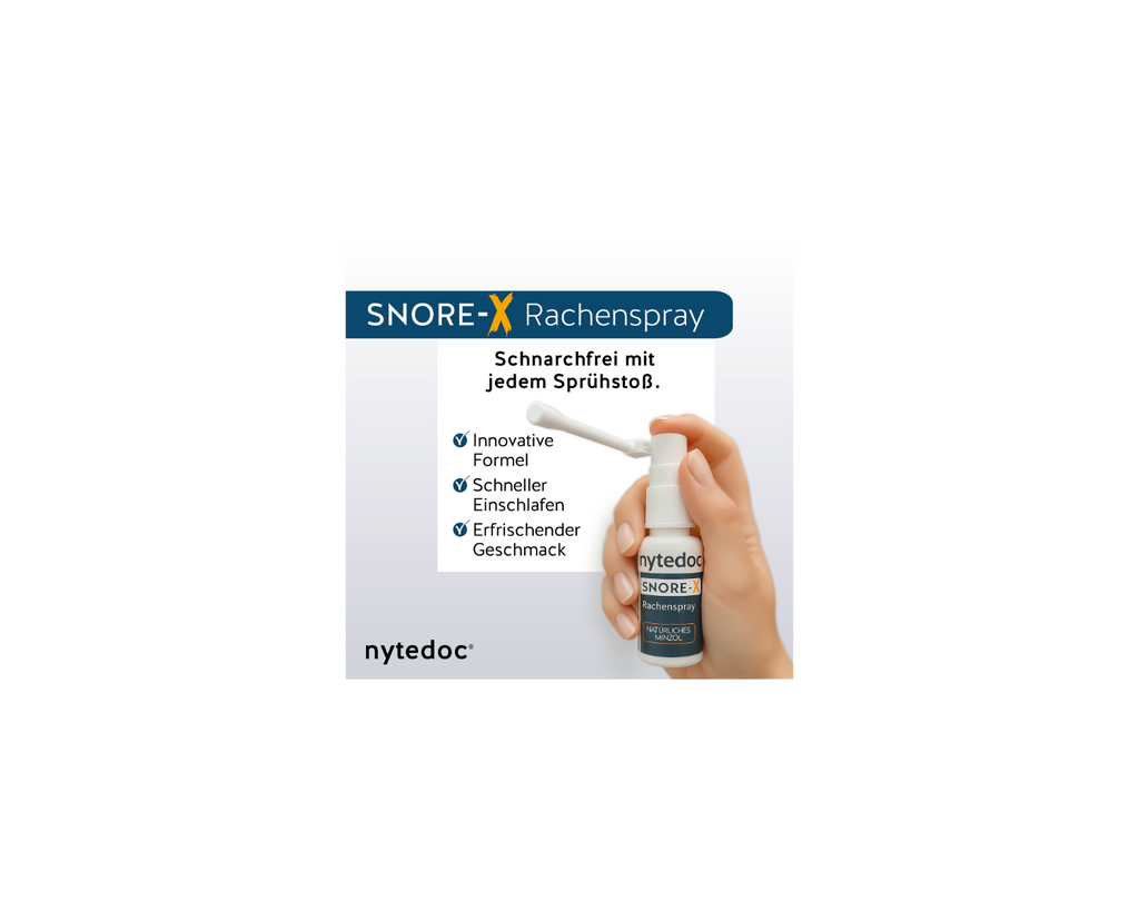nytedoc® Snore-X ® Rachenspray, für Rachenschnarcher, 23,5 ml