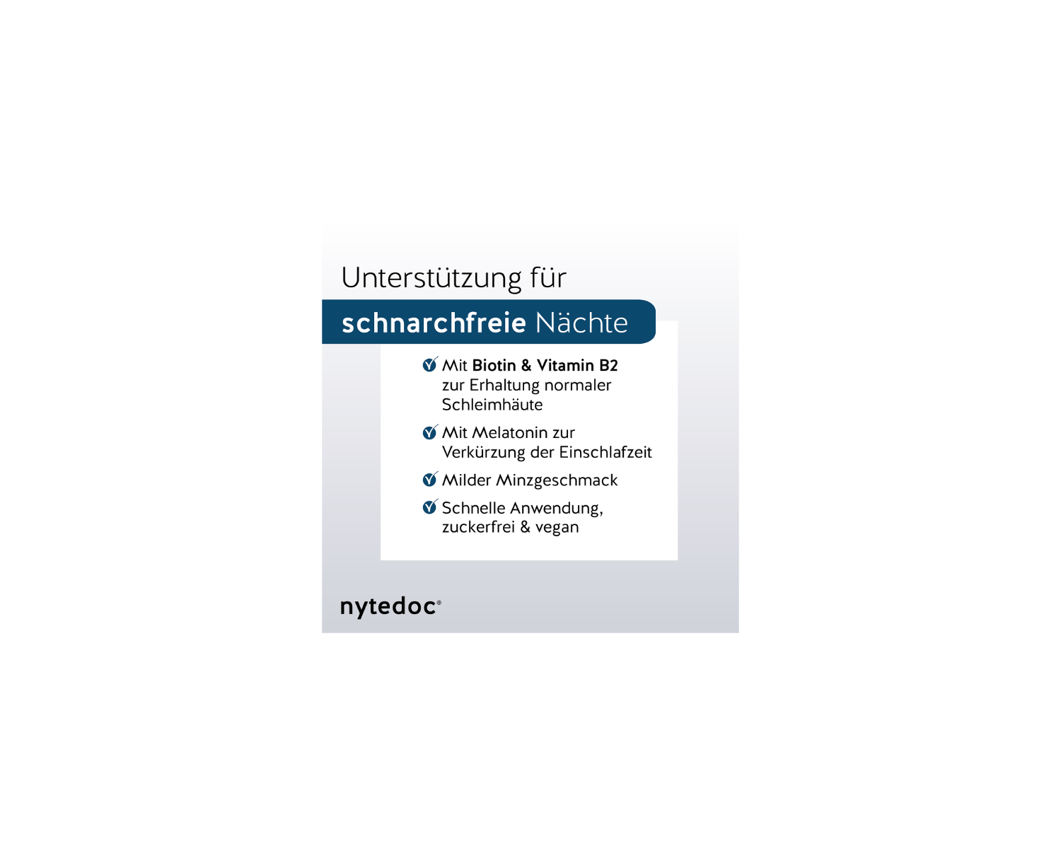 nytedoc® Snore-X ® Rachenspray, für Rachenschnarcher, 23,5 ml