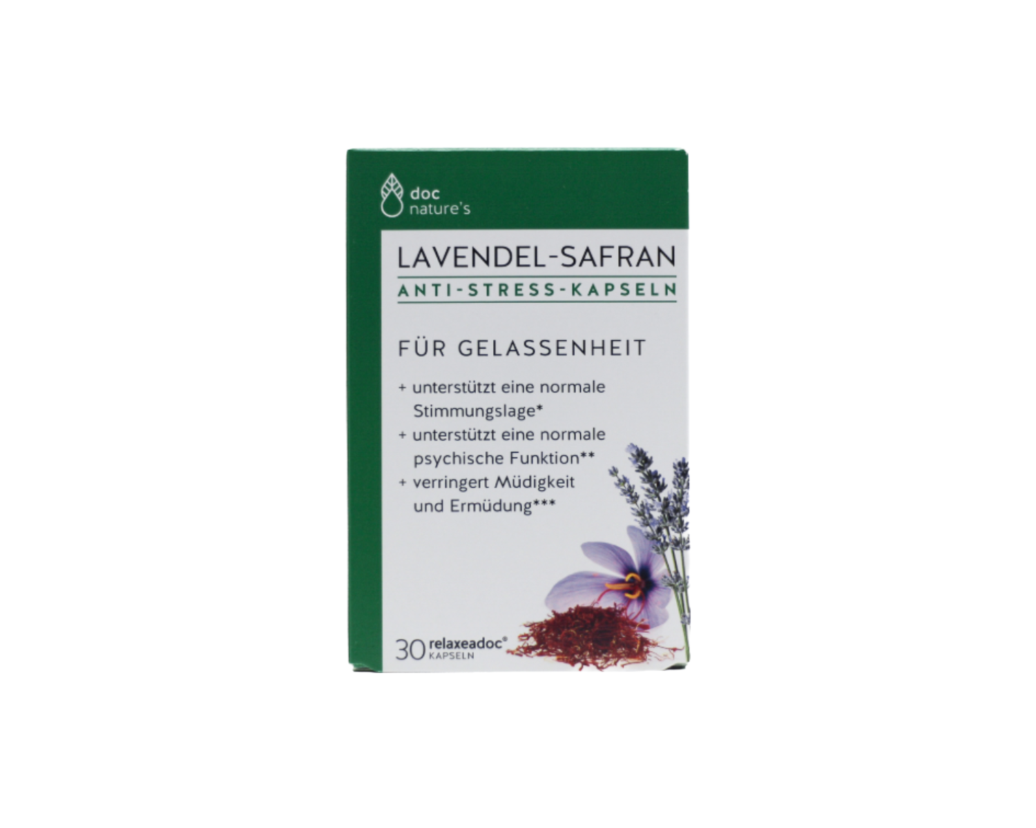 LAVENDEL-SAFRAN ANTI-STRESS-KAPSELN