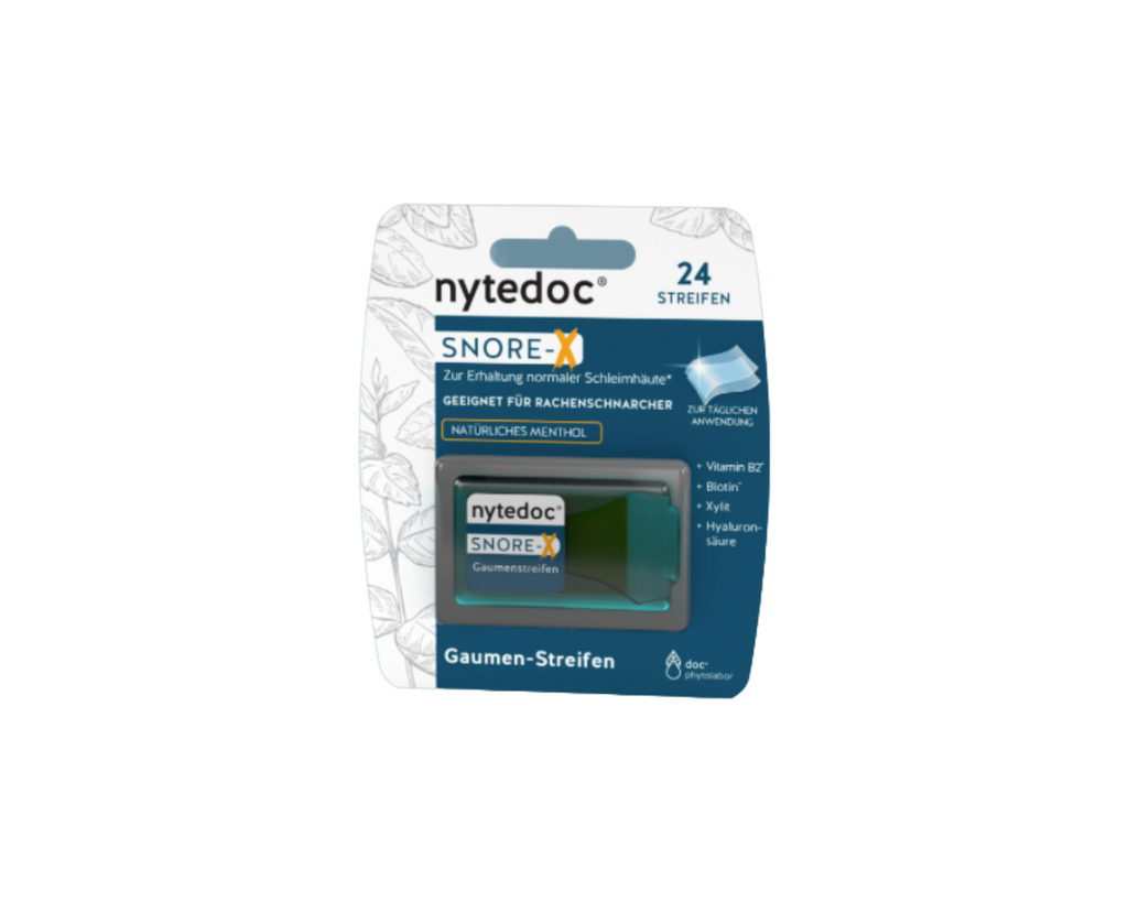 nytedoc® Snore-X® Gaumen-Streifen, für Rachenschnarcher