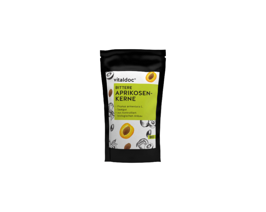 vitaldoc® bittere Aprikosen-Kerne Bio, Saatgut, 75 g