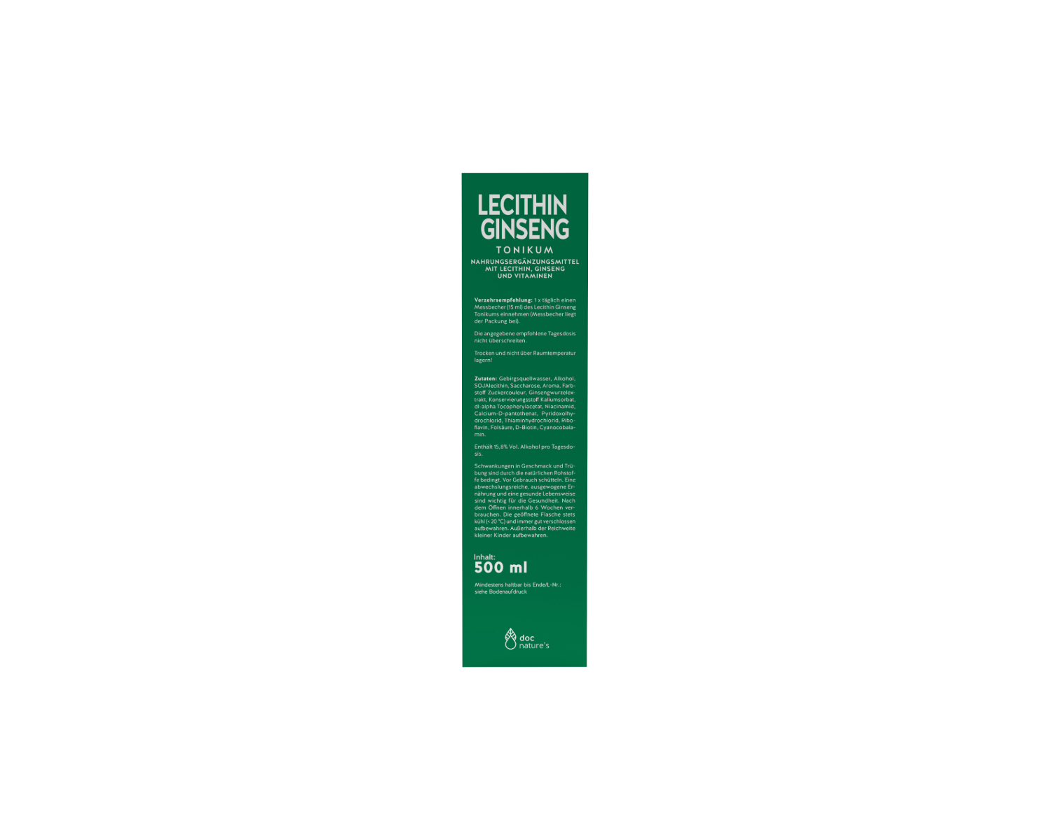 LECITHIN GINSENG TONIKUM