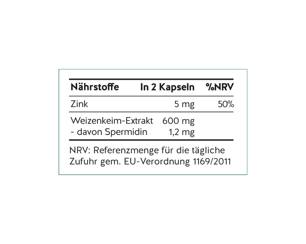SPERMIDIN PLUS-KAPSELN