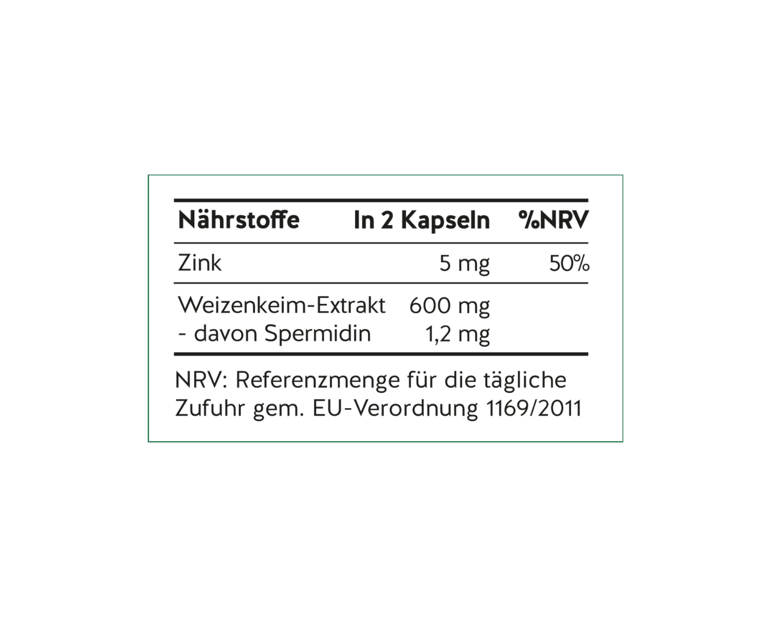 SPERMIDIN PLUS-KAPSELN