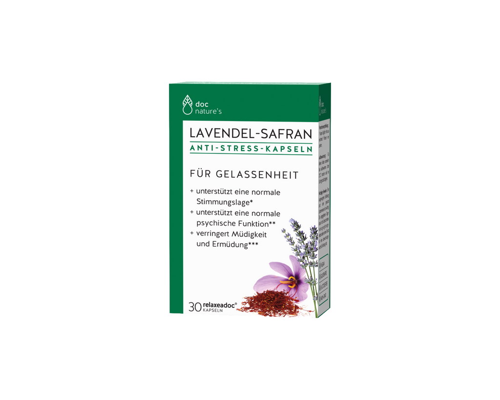 LAVENDEL-SAFRAN ANTI-STRESS-KAPSELN