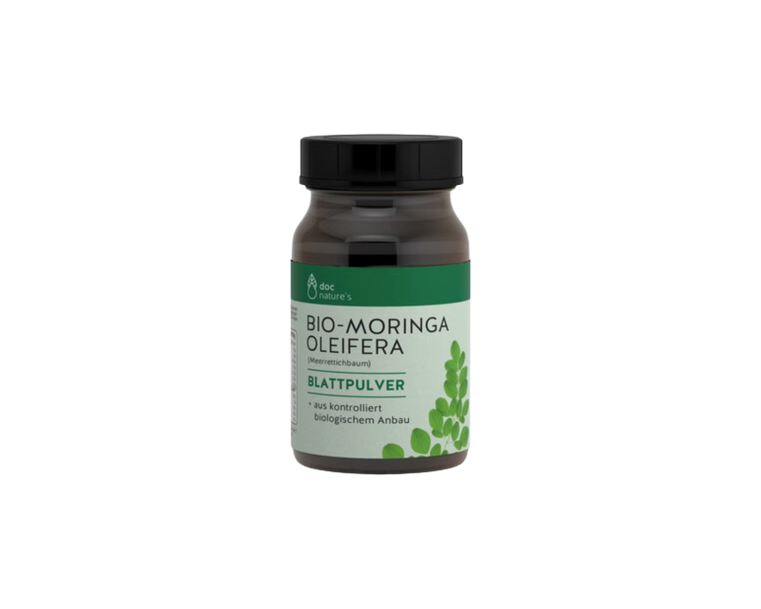 BIO-MORINGA OLEIFERA PULVER 100 g, ZUR UNTERSTÜTZUNG VON STOFFWECHSEL UND IMMUNSYSTEM