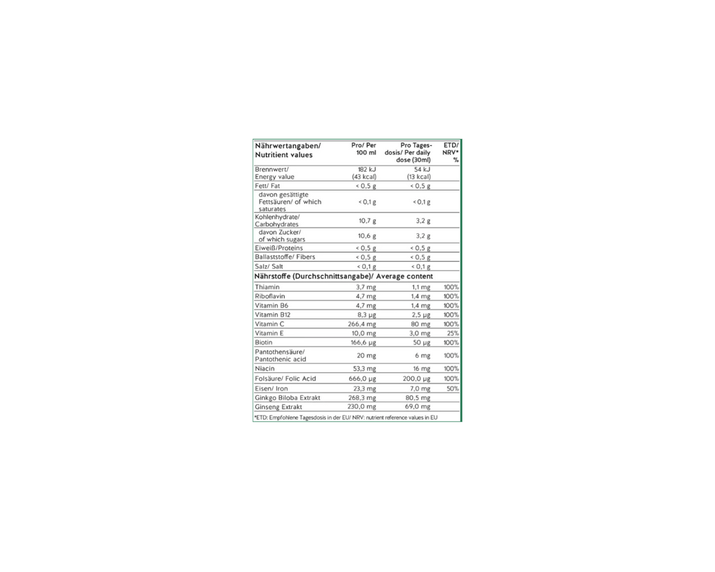 GINKGO+ MENTALSTARK ELIXIER