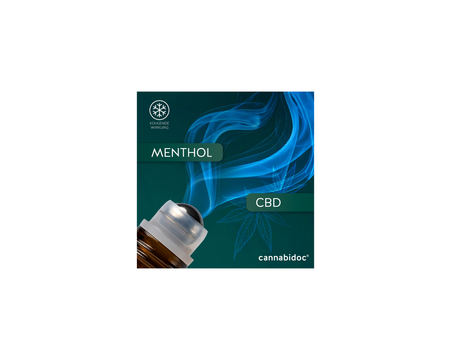 cannabidoc® Kopf Roll-on, zur Entspannung und Massage, 10 ml