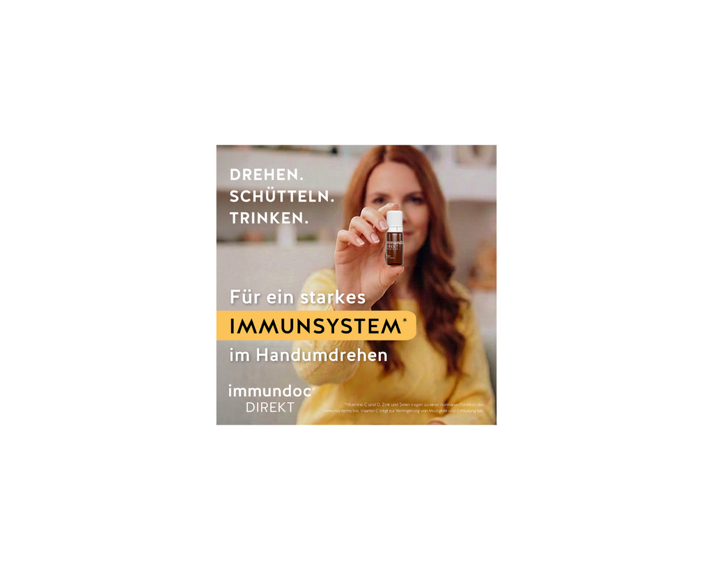 immundoc® Direkt Trinkfläschchen, für eine normale Funktion des Immunsystems, 6x10 ml oder 12x10 ml